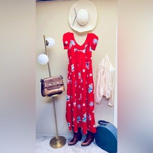 Vintage Island Fashion Maxi Dress